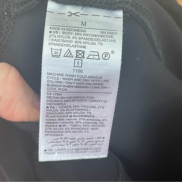 Gap Maternity Womens Medium Full Panel pants  Ponte seam black jack - Picture 7 of 9